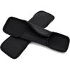 Wanty 1 Pair Black Color Neoprene Multipurpose Comfort Shoulder Strap Pads Shoulder Cushion Pad Protector for Backpack Rucksack/Travel Bag/Car Seat
