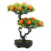 Artificial Fruit Tree Bonsai Faux Pot Lightweight Tabletop Ornament for Kitchen Room