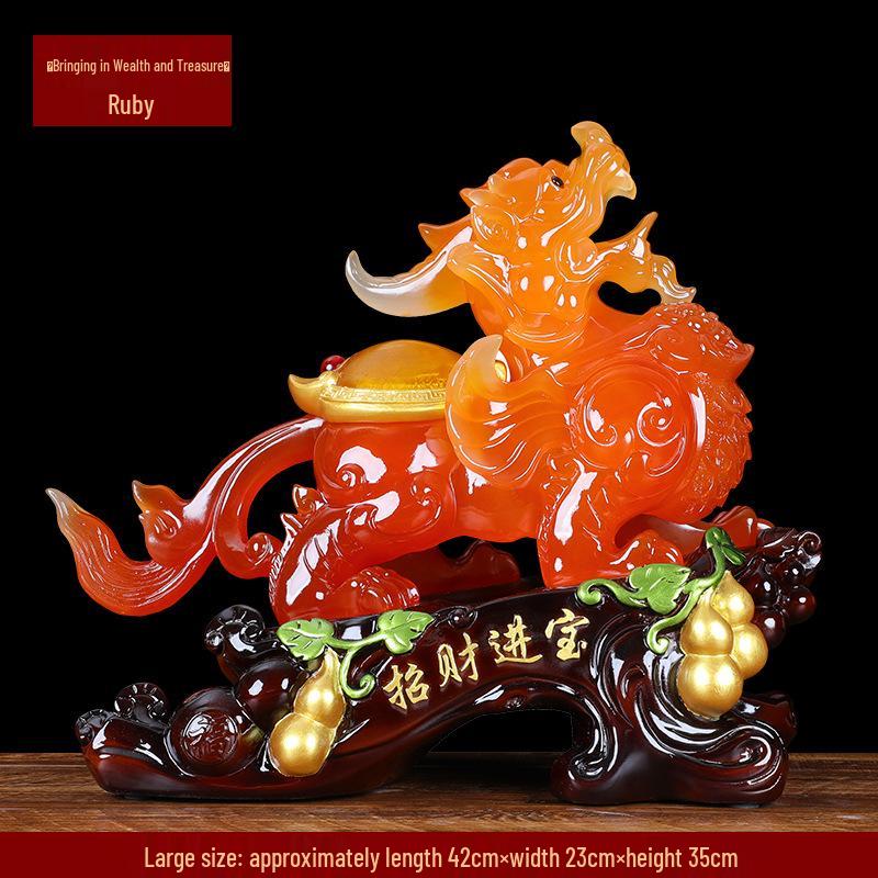 Prosperous Wealth Pixiu Ornaments: Fortune-Building Gifts for Shop Openings & Housewarmings