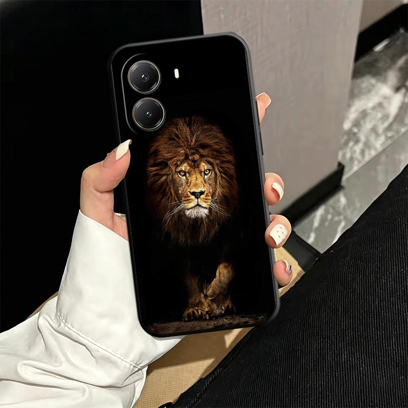 

Lion Male Man King Soft Phone Case for Xiaomi Poco X5 X6 X7 X8 Pro Max X3 F7 F8 Ultra M8 M7 M6 M5 Redmi 15 15C 14C 13C 12C X4 F6 Xiaomi Poco X8 Pro