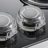 4/5/6/10Pcs Stove Knob Safety Cover Heat Resistant Dustproof Baby Proof Universal Kitchen Oven Lock Gas Stove Knob Safety Guard Protector