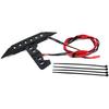 TRINOOD Front & Rear LED Lights Spotlight Lamp Bar DC 3-5v for 1/10 4x4 2wd VXL XL-5 SLASH RC Car Upgrade Parts