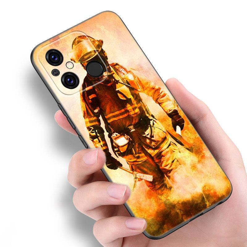 

Чехол для телефона Firefighter Heroes Fireman для Xiaomi Redmi 11 Prime 11A 12C 13C A1 A2 + 12 4G 10 5G 8A 9A 10A 9C 10C 9i 12R Note 9T Redmi A1 4G