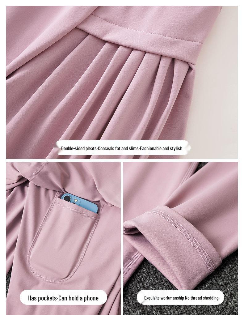 Czarne Kuloty do Jogi z Wysokim Stanem dla Kobiet - Jesień/Zima 2024 Spodnie Długie Dwuczęściowe Imitowane Moda Fitness Odzież Sportowa