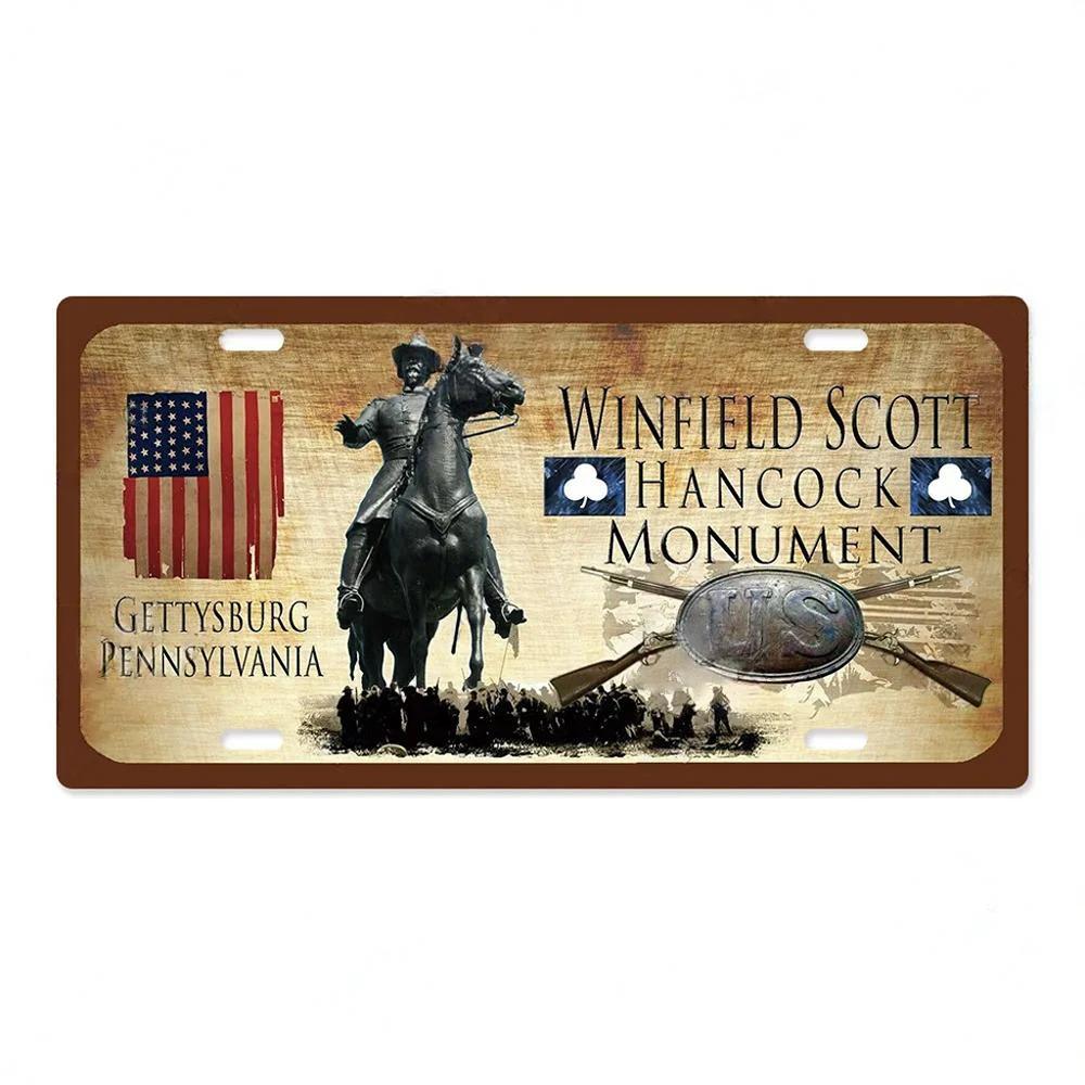 The War Licenses Posters Plate Plaque Metal Vintage Tin Signs Room Wall Decor Art Decoration Poster for Bar Home