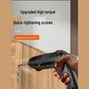 Rechargeable Mini Electric Screwdriver Set - Handheld, Multifunctional, with Lithium Battery.