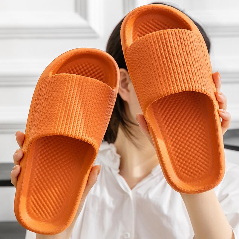 EVA Bathroom Home Slippers Indoor Men's and Women's Light Cool Slippers Soft Bottom Bathroom Home Sandals