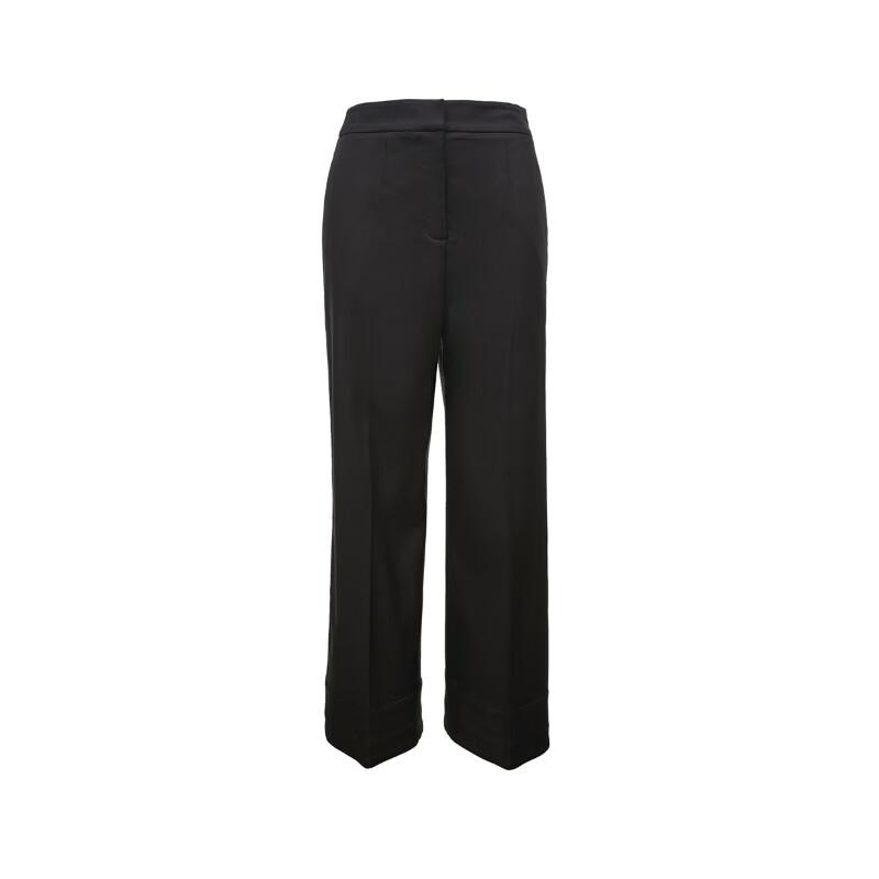 VEROMODA Women's Mid-Waist 7/8 Straight Leg Suit Pants
