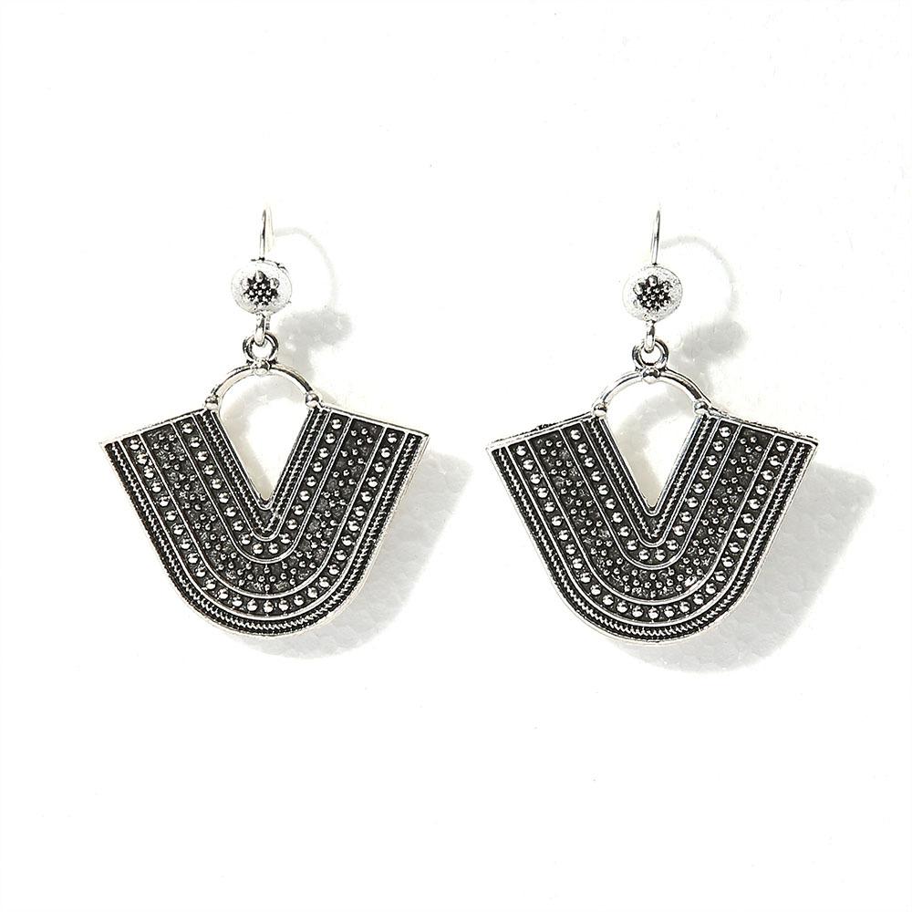Retro Versatile Earrings Exaggerated Tree Leaf Temperament Stud Earrings Women'S Earrings