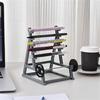 Barbell Themed Pen Display Stand Paint Brush Holder Desk Pen Organizers Rack for Office Desktop Storage and Organization