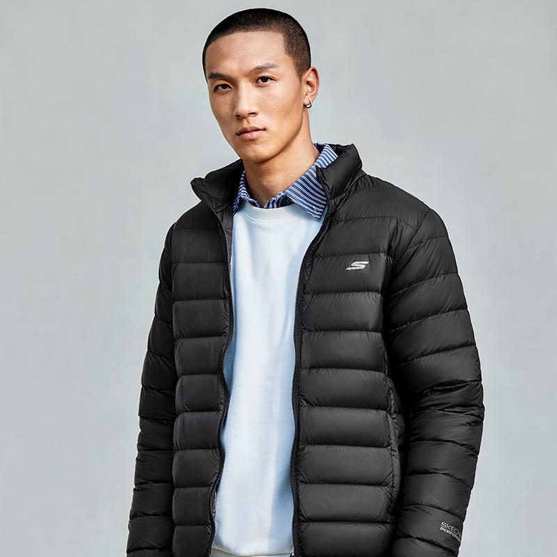 Skechers Down Jacket Men's Carbon Black P322M045-0018