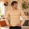 Flesh-Tone Muscle Costume Shirt Comfortable for Stage Performances