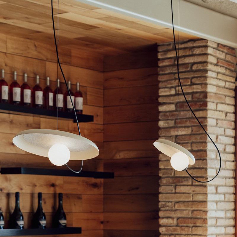 Nordic Minimalist Wabi-Sabi Adjustable Bedside Pendant Lamp