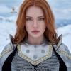 Medieval Fantasy Knight Costume with Silver Chainmail for LARP Cosplay Renaissance Faire