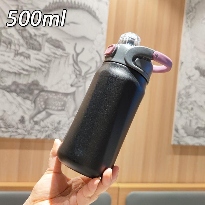 Insulated Travel Mug With Locking Flip Lid For Outdoor Sports And Office Use
