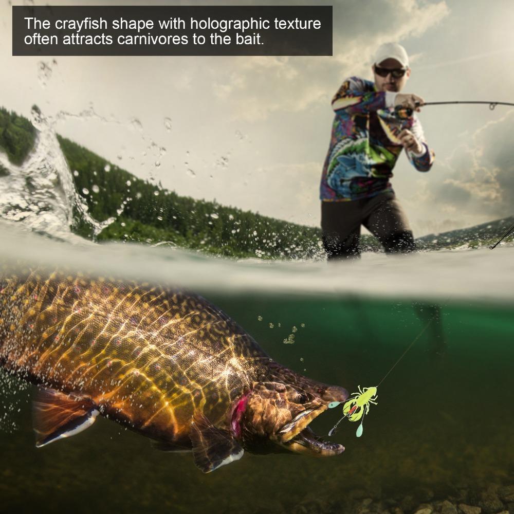 with Hook Artificial Lobster Lure 11.2cm 102g Fishing Lure Bait Deep Sea Trolling Bait  For Trout
