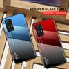 For Xiaomi Redmi Note 12S Tempered Glass Gradient Back Cover Soft Silicone Frame Phone Case For Xiaomi Redmi Note 12