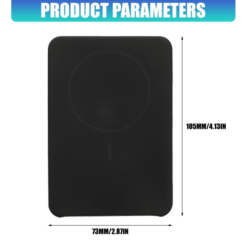 Water Resistant Silicone Case Protector Sleeve for WPB0507S 5000mAh Mobile Power Perfectly Fit and Secure Closure