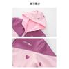 Girls Fleece Lined Windproof Reversible Hooded Kids Casual Outerwear Jacket