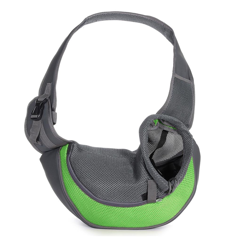 Pet Carrier Outdoor Puppy Handbag Pouch Mesh Oxford Single Sling Mesh Travel Tote Shoulder Bag