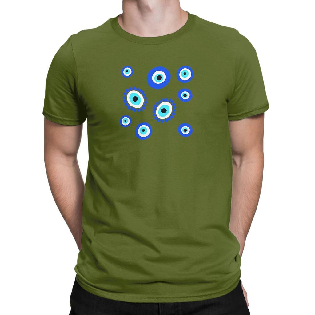 Casual T Shirt Summer Evil Eye Talisunisex Hipster Tshirts Greece Cotton Tshirt For Adult Y2k Classic Print Short Sleeve Tees