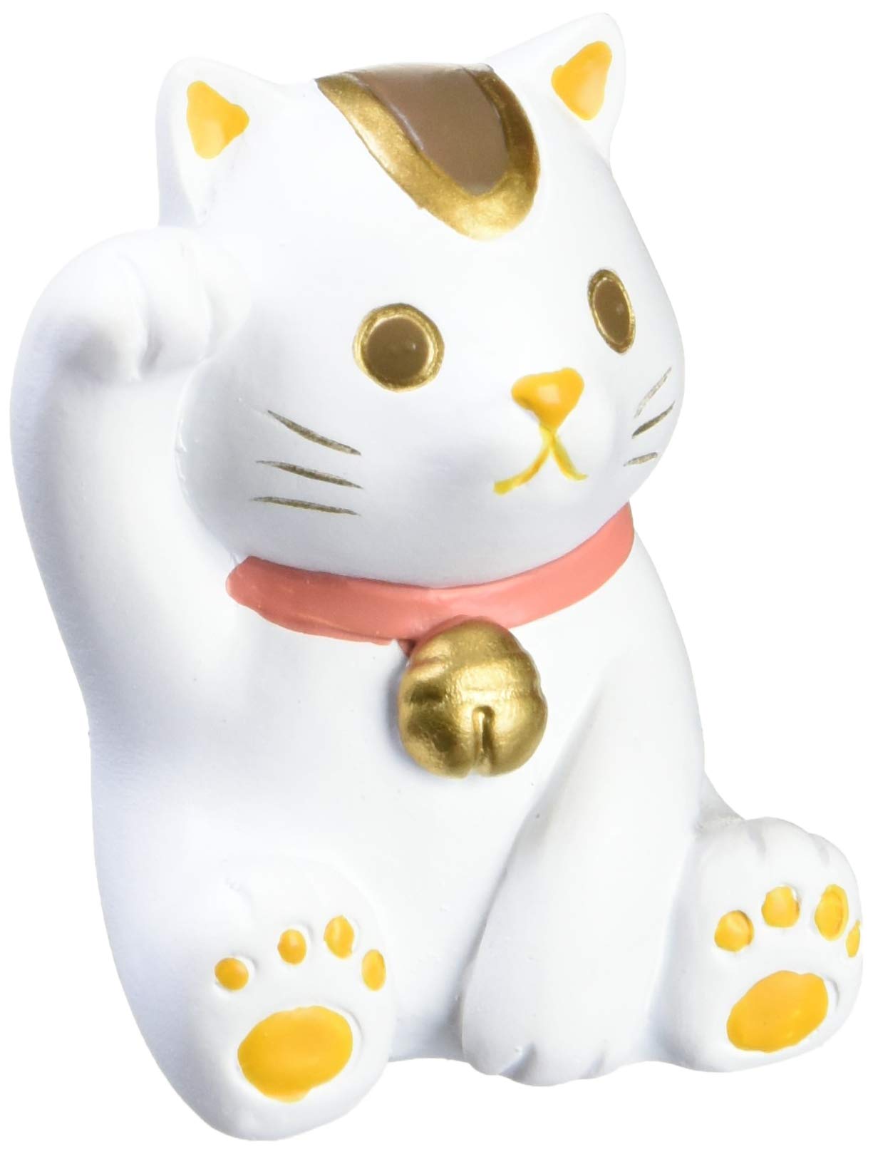 

Daikai Copo Paper Mache Maneki Neko 72024 Figurine, White, 2.8x2.7x4.0cm, белый