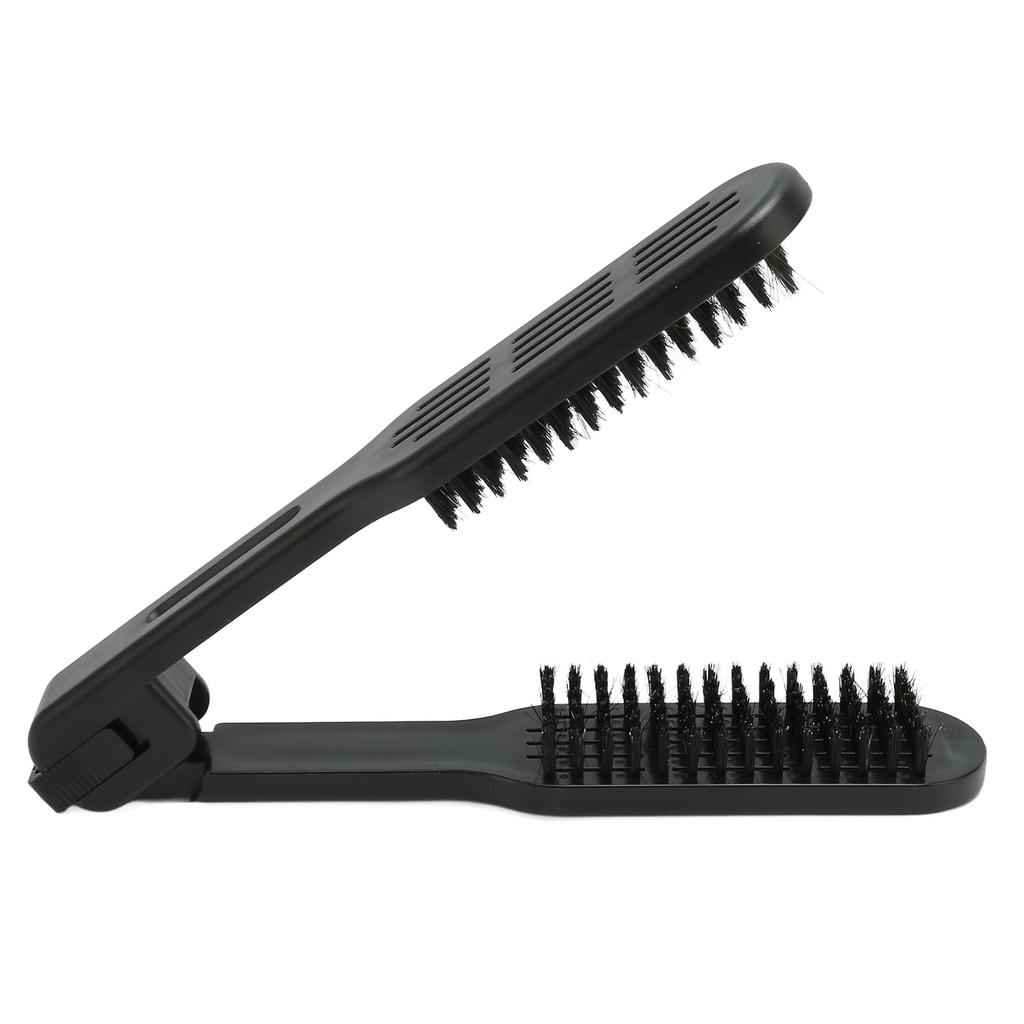 Hair Straightener Comb Prevents Static Nylon Bristles Hair Double Sided Brush for Smoothing and Straight Hair Styles