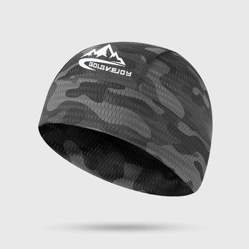 Ice Silk Cycling Cap - Quick-Dry, Breathable Sunshade for Outdoor Sports - Unisex Camouflage Design