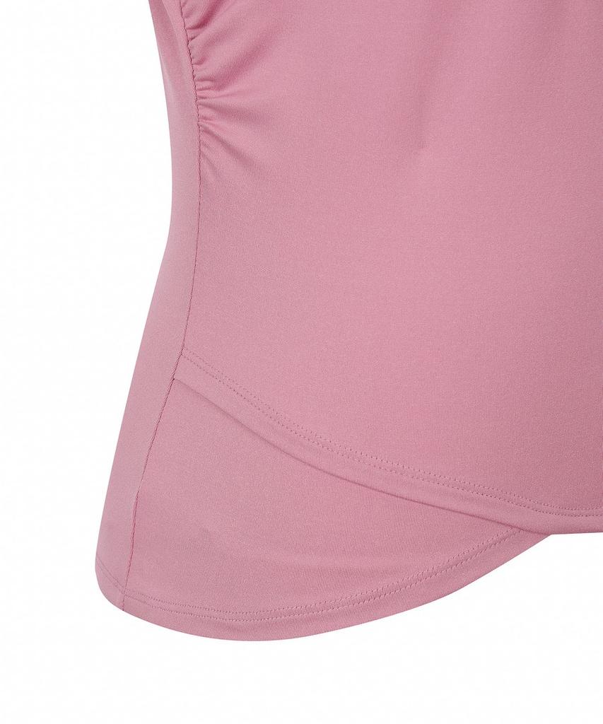 DISCOVERY EXPEDITION Women'S Shirred Short Sleeve T-Shirt (D/Pink)
