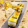 ToylinX Blocos de Construção Brinquedo de Guindaste Braço Extensível Veículo de Engenharia Conjunto de Tijolos para Crianças