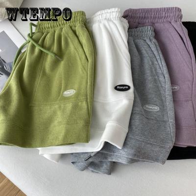 High Waist Casual Sports Shorts Women's Summer Loose Wide Leg A-line Pants Trend
