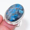 Natural Chrysocolla Gemstone 925 Sterling Silver Jewelry Ring Size 8 AR-18570