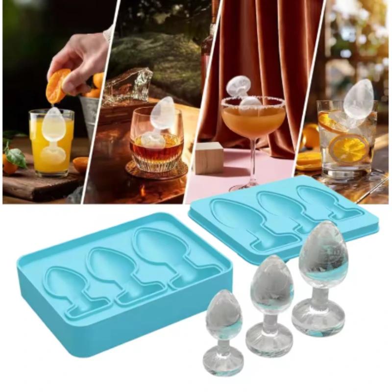 Heiß verkaufende Silikon-Eisform wiederverwendbare Streich-Steckerform wiederverwendbare Form Streich-Cocktail-Whisky-Bier-Getränke-Eismaschine