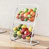 Fruit Basket Vegetable Basket Kitchen Countertop Storage Basket Wire Removable Storage Rack Spices and Snack Racks