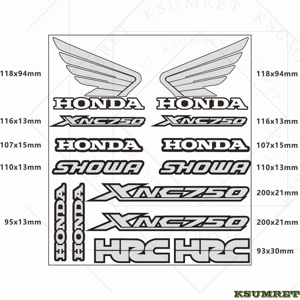 CKU5 For Honda Motorcycle Stickers NC750X Logo Decal Waterproof