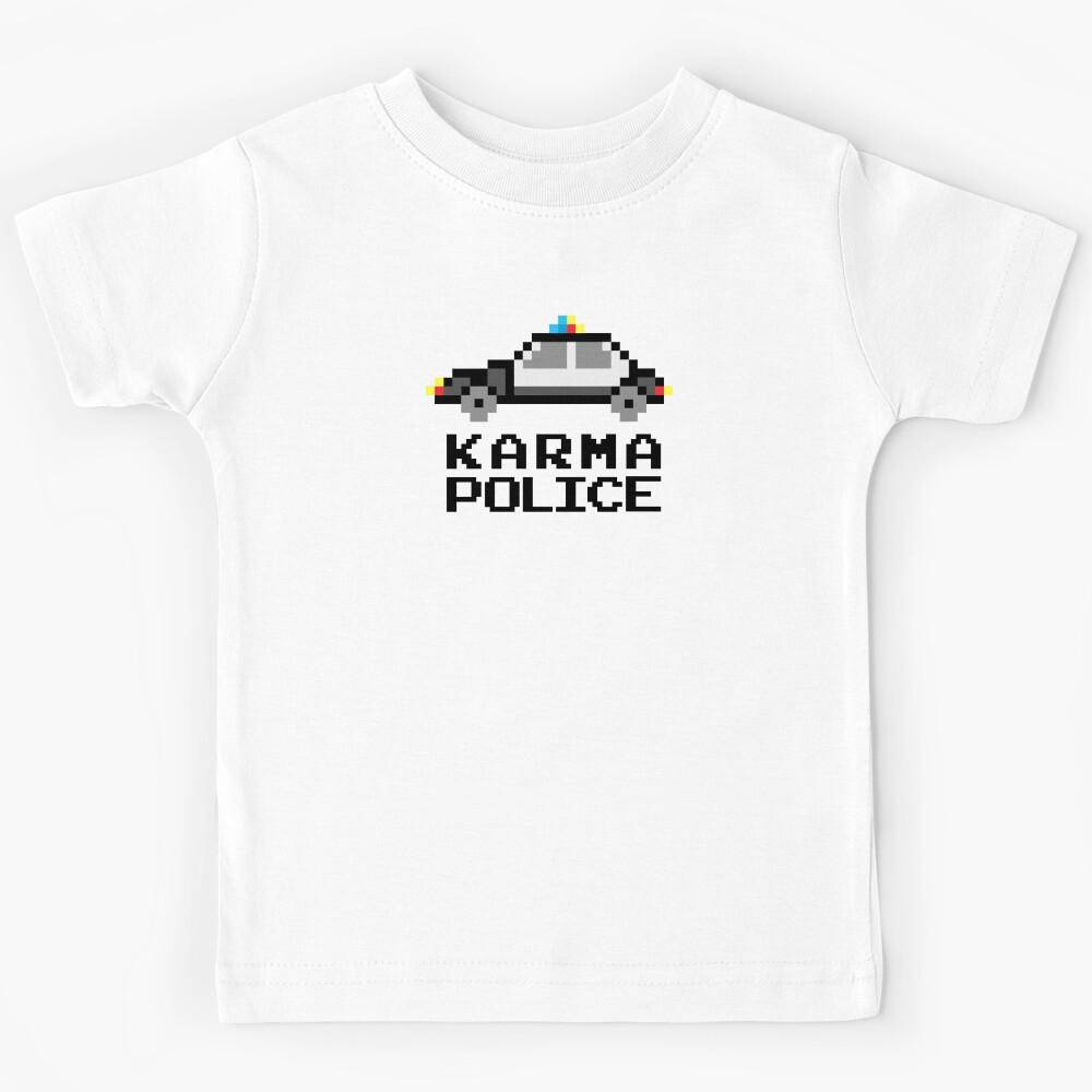 Retro Video Game Karma Police Kids T-Shirt 170
