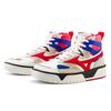 Mizuno Court Cl Mid Synthetic Leather Wrap Non-Slip Wear-Resistant Breathable High-Top Sneakers Unisex Sneakers White Red Blue D1GH212604
