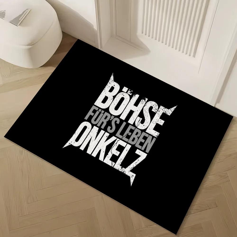 The Band Bohse Onkelz Door Mat Welcome Door mat Non-slip Floor Bedroom Kitchen Bath Balcony Hallway Rug Home Decoration Carpet