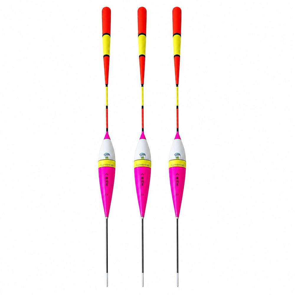 3pcs Mix Color Fishing Floats Set Mix Size Fishing Light Stick Buoy Bobber Floats  Outdoor Use