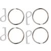 4 Sets EDC Mini Bottle Can Box Opener Knife Multifunction Tool Fish Hook Key Chain