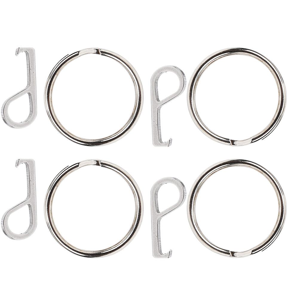 4 Sets EDC Mini Bottle Can Box Opener Knife Multifunction Tool Fish Hook Key Chain