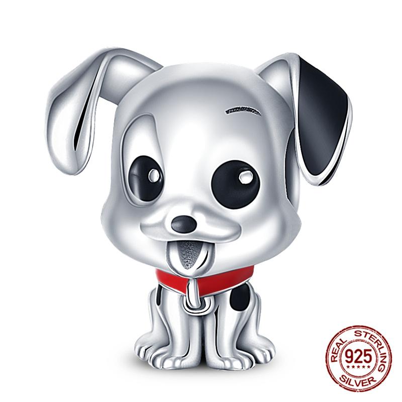 Tree Spirit Cheshire Cat Stitch Bead Giant Dumbo charms plata de ley 925 original Fit Bracelet DIY Jewelry Making Women's Gift