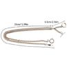 Pocket Watch Chain Double Albert Chain Classic T-Bar Watch Chain Link for Men