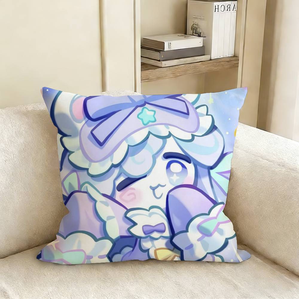Cookie Run KKingdomS Pillow Cover Sofa Cushion Cover Home Room Decoration Children Gift