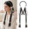 Synthetic Bunny Ear Headband Ponytail Ballet Style Long Pony Tail Hairpieces  Cosplay