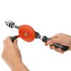 Hand Drill Portable Hand Crank Drill Mini Manual Drill with Double Pinions for Wood Plastic Manual Drill Woodworking Hand Drill