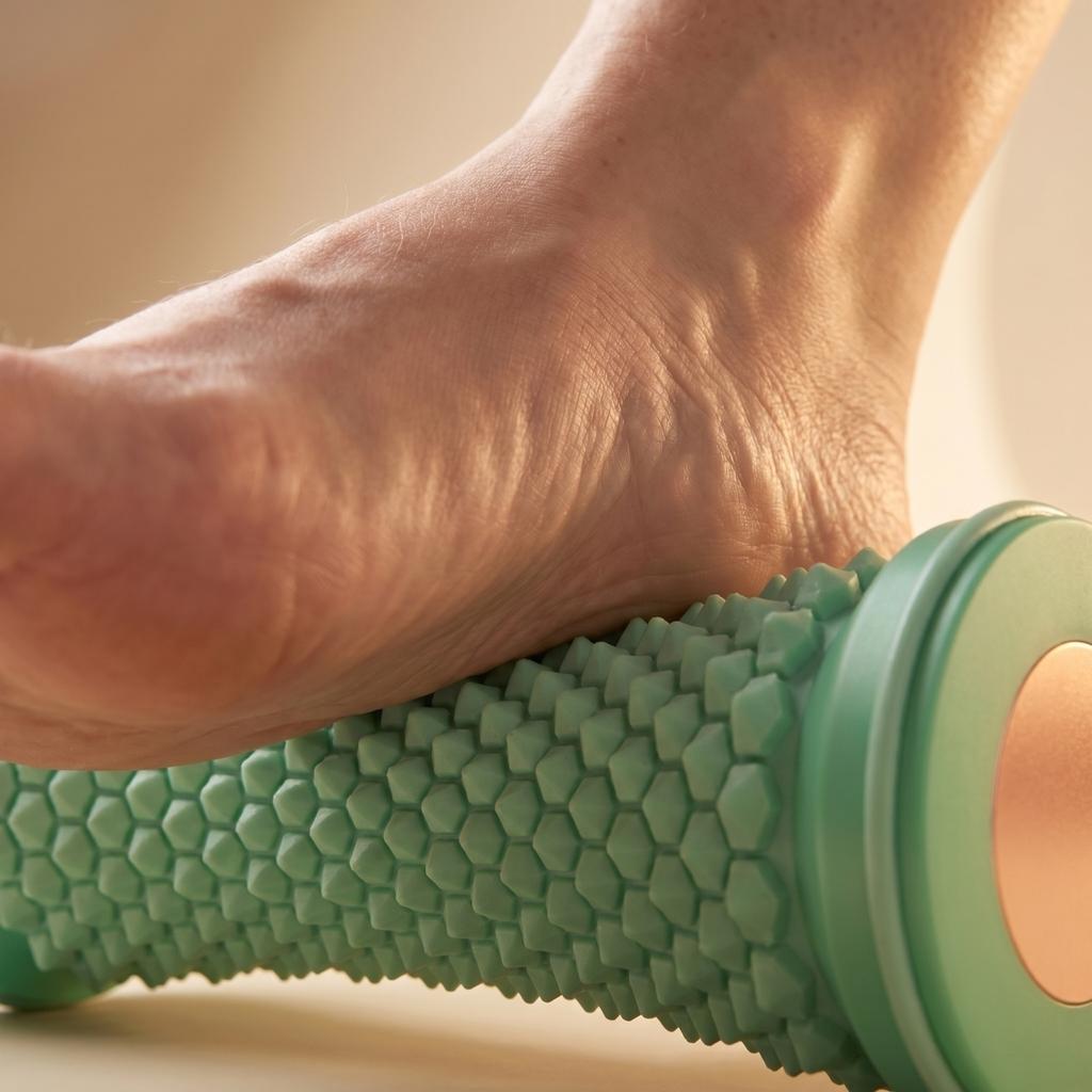 Foot Massage Roller for Plantar Fasciitis Relief and Muscle Relaxation Foot Roller for Yoga Exercise and Muscle Training At Home