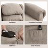 Riser Recliner Chair for Elderly, Electric Power Lift Chair, Khaki