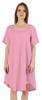 Inkmeso Noční košile pro ženy s krátkým rukávem W Noční košile s kulatým výstřihem Jersey tunika