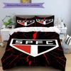 Paulo Fc Emblem Printed Pattern Duvet Cover Set – Includes 1 Duvet Cover and 2 Matching Pillowcases Bedroom Decor Christmas Gifts